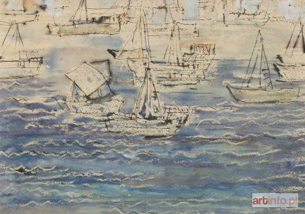 ŚWIDERSKA Bernarda | Łodzie, lata 60. XX w.