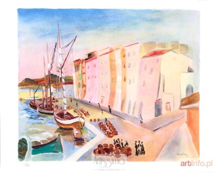 KISLING Mojżesz | Port w Saint Tropez