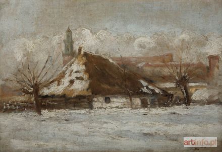 RUBCZAK Jan (Dubczak) | Widok na Wawel, 1904