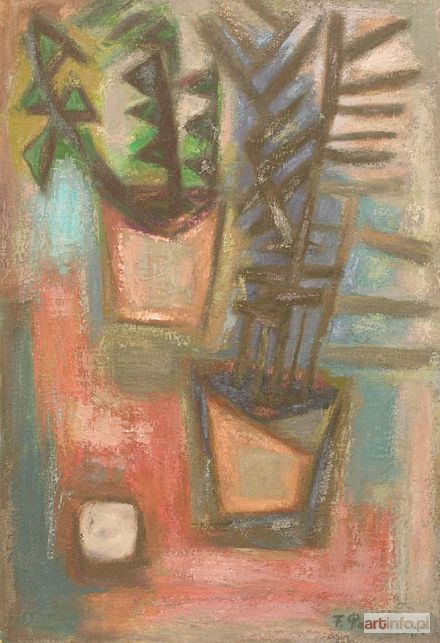 PACANOWSKA Felicja | Deux pots de fleurs (1949)