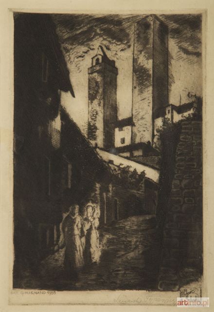 TYROWICZ Ludwik | San Gimignano, 1935 r.