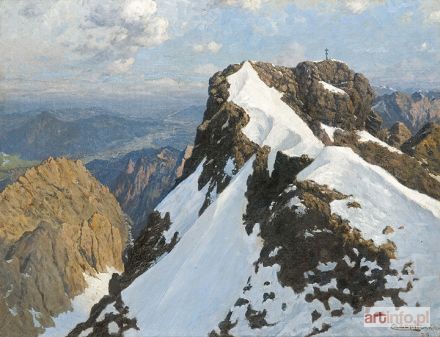 ZOPF Carl | WIDOK NA WIERZCHOŁEK ZUGSPITZE, 1920