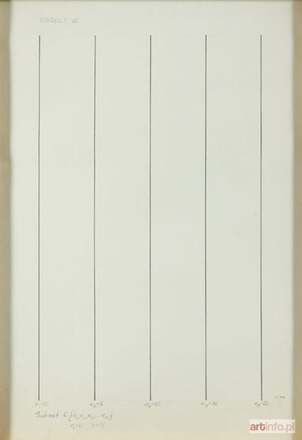 WAŚKO Ryszard | Object E, 1974 r.