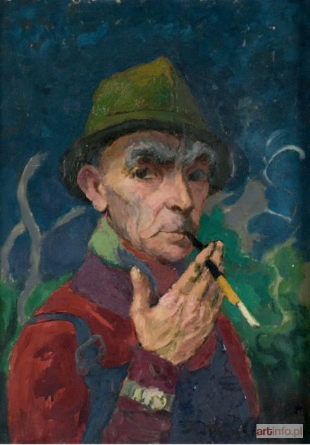 CHAPIRO Jacques | Autoportrait au fume-cigarette, 1930