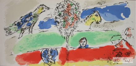 CHAGALL Marc | Zielona rzeka (1974, Mourlot #728)