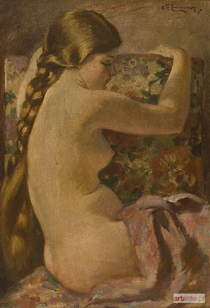 ŻURAWSKI Stanisław | AKT KOBIETY Z DŁUGIM WARKOCZEM