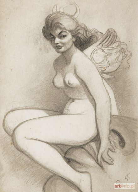 ŻECHOWSKI Stefan | Uskrzydlona - erotyk, 1955
