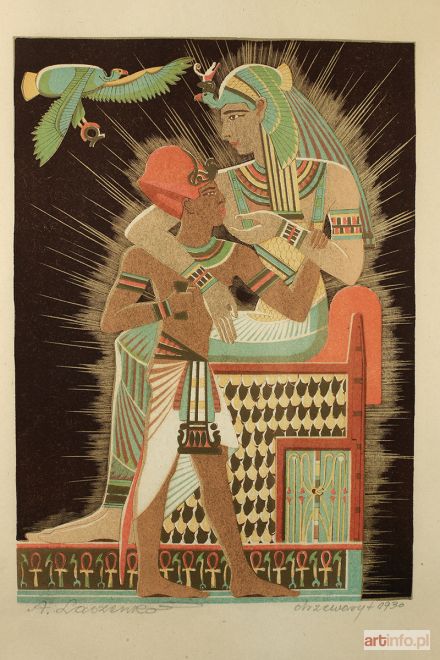 LASZENKO Aleksander | Izyda i Horus, 1930 r.