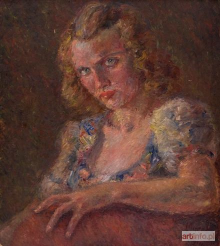 MAREK Józef | PORTRET BLONDYNKI, 1946