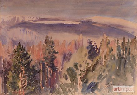 FAŁAT Julian | PEJZAŻ Z SEMMERING, 1914