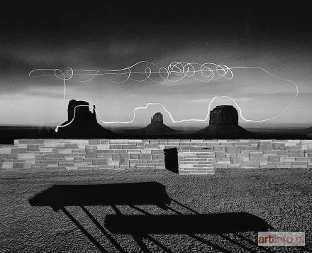 WIETESKA Wojtek | Rysunek indiański. Monument Valley z cyklu Far West