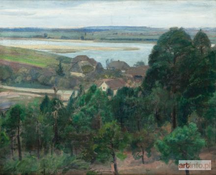 PIEKARSKI Florian | Widok z Kazimierza nad Wisłą, około 1912 r.