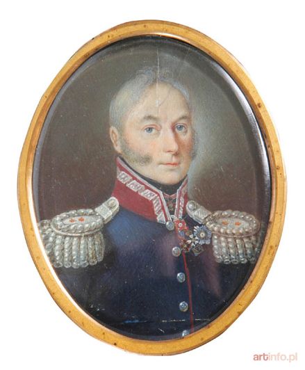 HAAR Jan (Józef) | Portret generała brygady Wojska Polskiego z okresu Królestwa Polskiego, 1832 r.