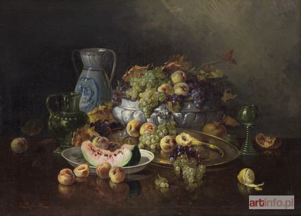 RAUFER-REDTWITZ Anton | MARTWA NATURA Z OWOCAMI