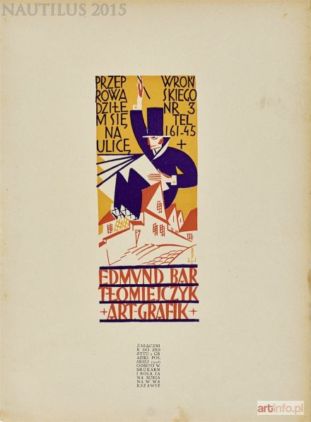 BARTŁOMIEJCZYK Edmund Ludwik | Ogłoszenie o przeprowadzce, 1926