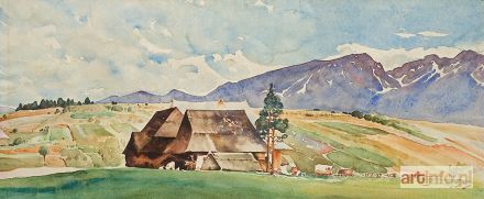 FAŁAT Julian | WIDOK NA TATRY OD STRONY PORONINA, 1902