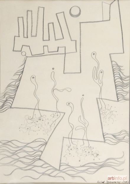 ŻEBROWSKA Zofia | Kompozycja, 1959