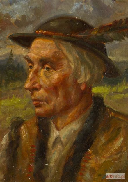 Malarz polski | PORTRET GÓRALA, ok. 1930