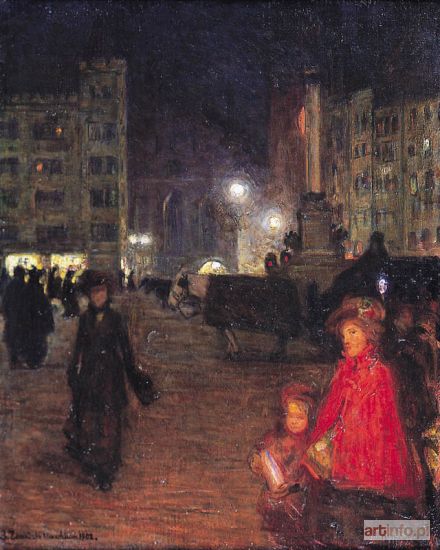 ZAWADZKI Stanisław | WIECZÓR NA MARIENPLATZ W MONACHIUM, 1902