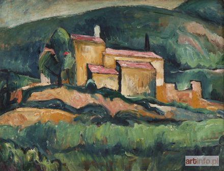 ASCHER Jerzy | Widok z Ceret, circa 1925-27 r.