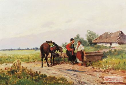 SETKOWICZ Adam | Spotkanie przy studni, ok. 1910