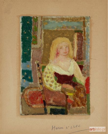 ELESZKIEWICZ Stanisław | Jeune femme assise