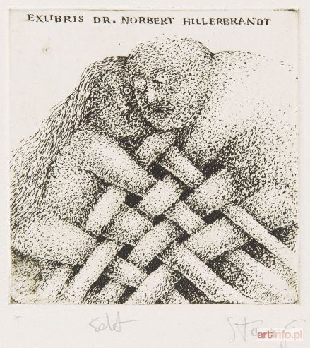 EIDRIGEVICIUS Stasys | Exlibris Dr Norberta Hillerbrandta, 1980 r.