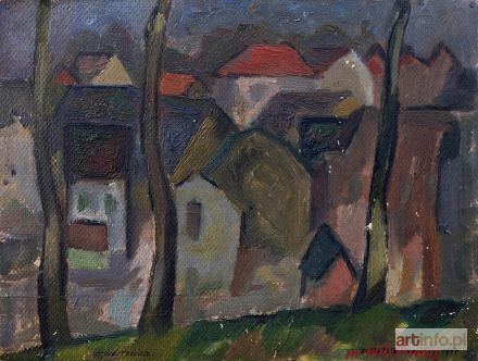 WÓJTOWICZ Stanisław Michał | Pejzaż z Osterbeek, 1947