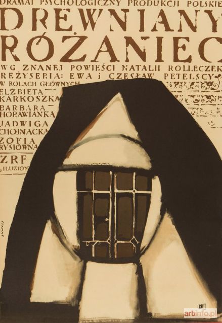 ŚWIERZY Waldemar | Plakat do filmu DREWNIANY RÓŻANIEC, wersja pierwsza, 1964