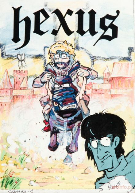 MACIEJEWSKI Roman Jan | Hexus - okładka komiksowa , 2009 r.