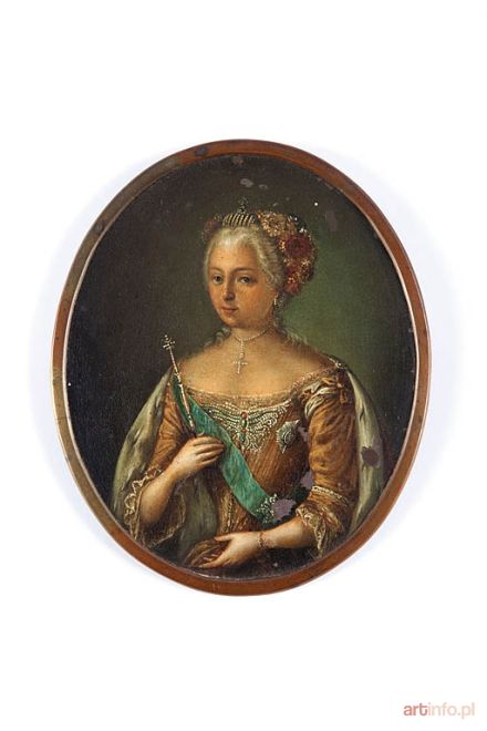 Malarz nieokreślony, XVIII w. | PORTRET CARYCY ELŻBIETY I, OKOŁO 1745 R.